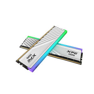 ADATA ���݃����� XPG LANCER BLADE RGB DDR5(6000MT/s CL48) �mDIMM DDR5 / 16GB / 2���n �z���C�g AX5U6000C4816G-DTLABRWH-I