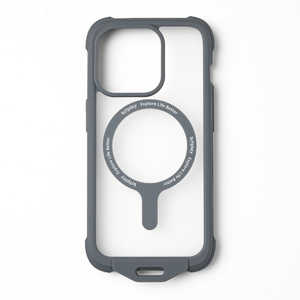 BITPLAY Wander Case マットバージョン for iPhone 15 Pro MafSafe対応(カラー：ブルーグレー) CEMV-15P-BG-PK-01