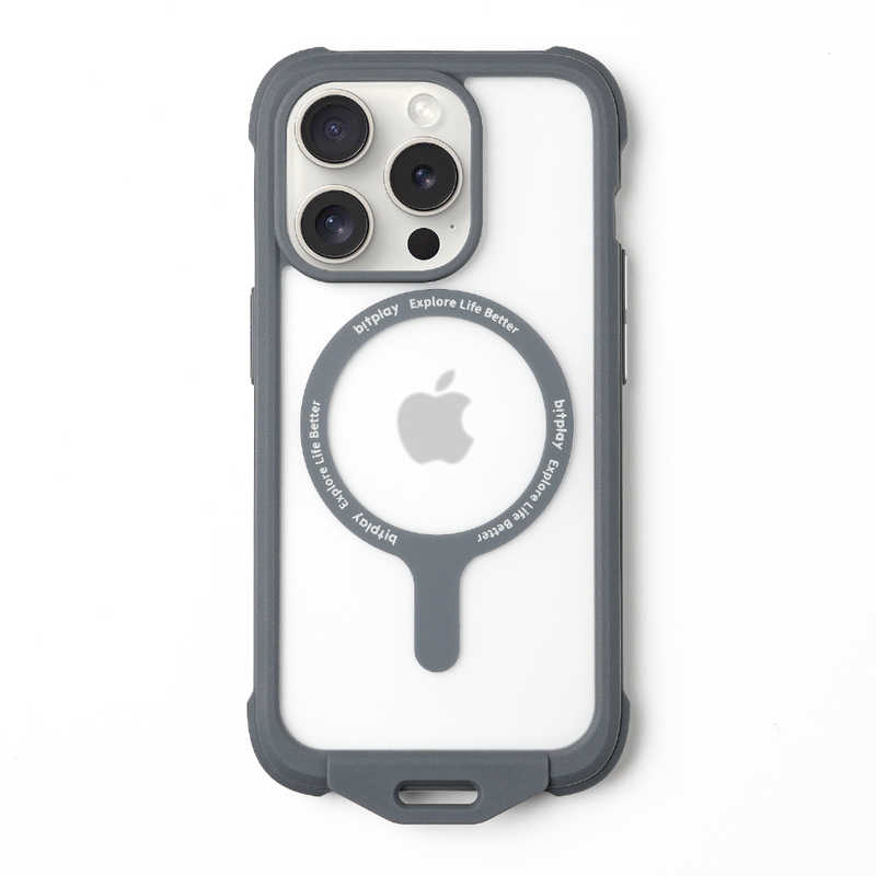 BITPLAY BITPLAY Wander Case マットバージョン for iPhone 15 Pro MafSafe対応(カラー：ブルーグレー) CEMV-15PMX-BG-PK-01 CEMV-15PMX-BG-PK-01