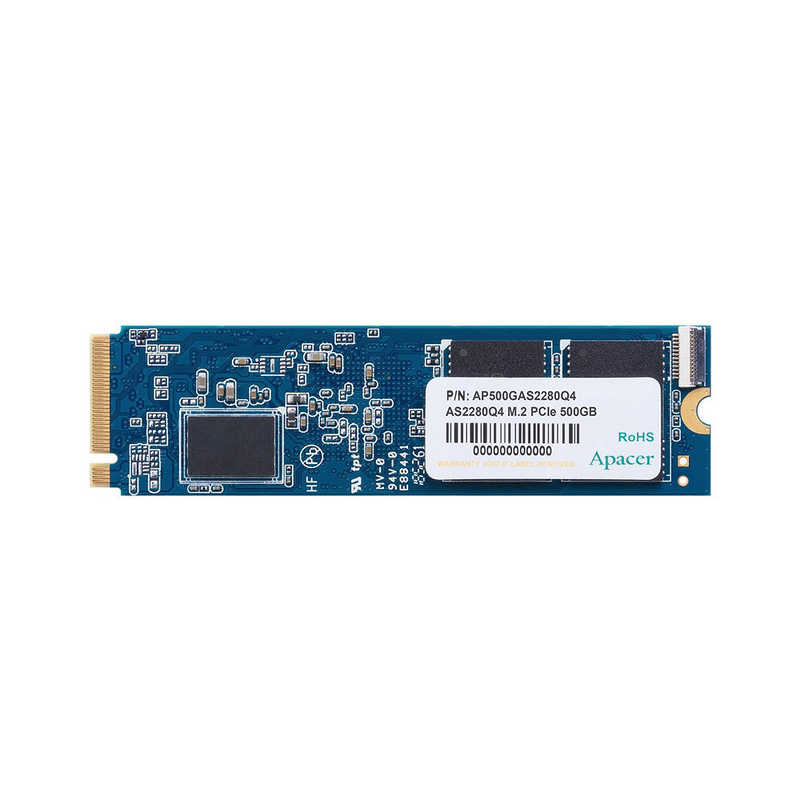 APACER APACER 内蔵SSD PCI-Express接続 AS2280Q4 (ヒートシンク付) ［500GB /M.2］「バルク品」 AP500GAS2280Q41 AP500GAS2280Q41