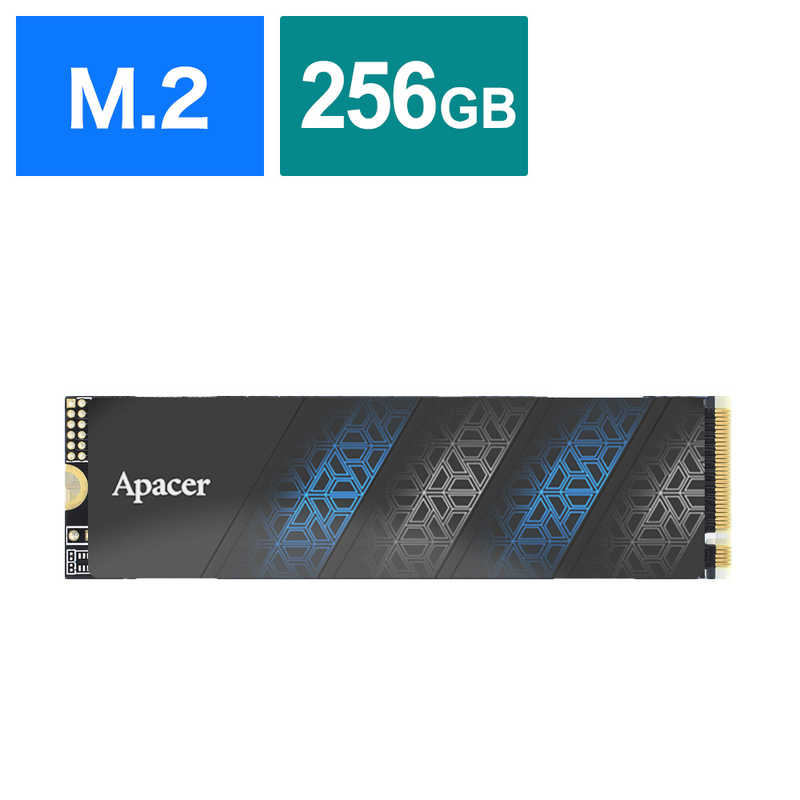 APACER APACER 内蔵SSD PCI-Express接続 AS2280P4U PRO(ヒートシンク付) 256GB M.2 2280「バルク品」 AP256GAS2280P4UPRO1 AP256GAS2280P4UPRO1