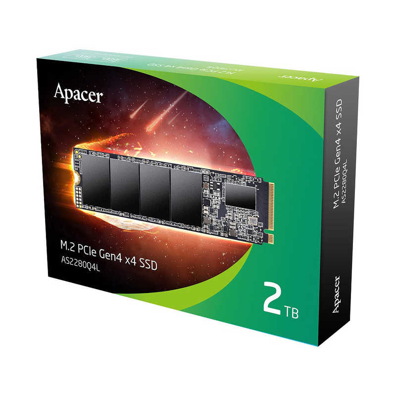 APACER APACER 内蔵SSD PCI-Express接続 AS2280Q4L 2TB M.2 2280 ［2TB /M.2］「バルク品」 AP2TBAS2280Q4L-1 AP2TBAS2280Q4L-1
