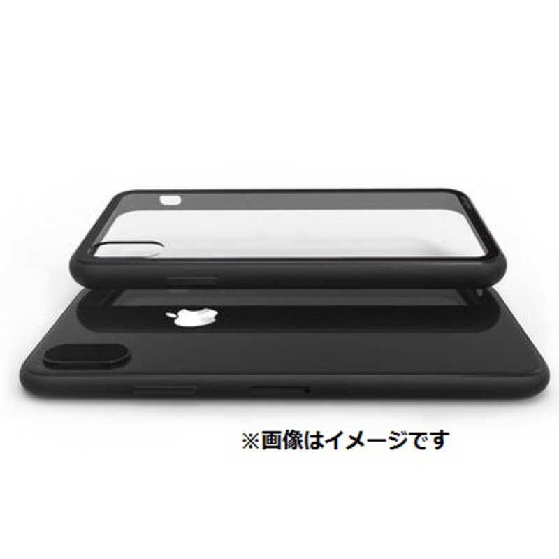 ABSOLUTE TECHNOLOGY ABSOLUTE TECHNOLOGY iPhone X用 LINKASE CLEARケース Gorilla Glass ブラック縁･ブラックTPU ATLCGIPXBLK ATLCGIPXBLK