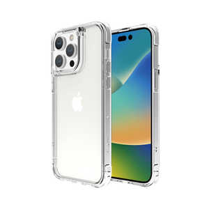 ABSOLUTE TECHNOLOGY iPhone 14 ProMax用ケース LINKASE AIR ゴリラガラスiPhoneケース(側面TPU：クリア)耐衝撃 透明度 MugSafe充電対応 ATLAIP202261PMCL