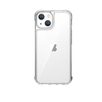 ABSOLUTE TECHNOLOGY iPhone 14用ケース LINKASE AIR ゴリラガラスiPhoneケース(側面TPU：クリア)耐衝撃  透明度 MugSafe充電対応 ATLAIP202261CL