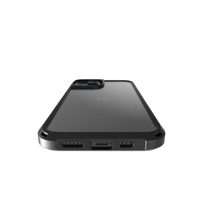 ABSOLUTE TECHNOLOGY ABSOLUTE TECHNOLOGY LINKASE AIR for iPhone 13 （側面TPU：マットブラック）/ ゴリラガラスiPhoneケース ATLAIP2021-61BK ATLAIP2021-61BK