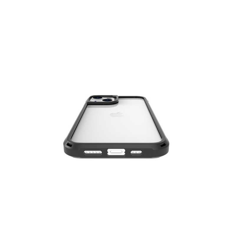 ABSOLUTE TECHNOLOGY ABSOLUTE TECHNOLOGY LINKASE AIR for iPhone 13 （側面TPU：マットブラック）/ ゴリラガラスiPhoneケース ATLAIP2021-61BK ATLAIP2021-61BK