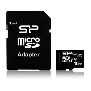 SILICONPOWER microSDHCカード Superior Pro SP016GBSTHDU3V10SP