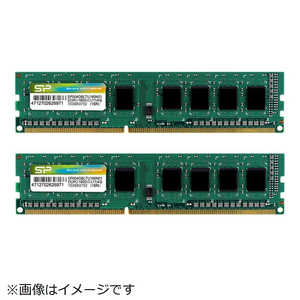 SILICONPOWER 増設用メモリ PC3-12800 DDR3-160 240PIN[DIMM DDR3 /8GB /2枚] SP016GBLTU160N22DA