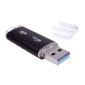 SILICONPOWER USBメモリｰ｢Blaze B02｣[128GB/USB3.1/キャップ式] SP128GBUF3B02V1K