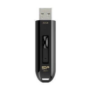 SILICONPOWER USBメモリ USB3.1 & USB 3.0 スライド式 ブラック Blaze B21シリーズ 32GB SP032GBUF3B21V1K SILICONPOWER USBメモリ USB3.1 & USB 3.0 スライド式 ブラック Blaze B21シリーズ 32GB SP032GBUF3B21V1K