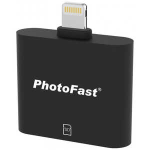 PHOTOFAST iPhone/iPad対応[Lightning] PhotoFast カｰドリｰダｰ MFi認証 CR-8710+ ブラック