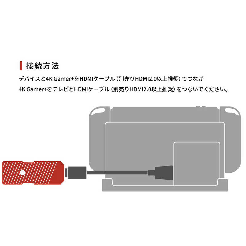 【楽天最安値に挑戦】 4K解像度アップコンバーター 4K Gamer+ 4KGAMERPLUSJP その他