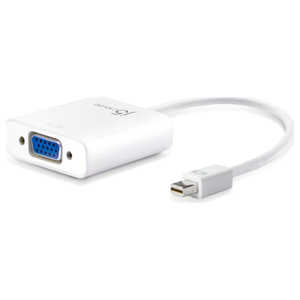 J5 変換アダプタｰ ｢Mini DisplayPort ⇒ ミニD-sub 15pin｣ JDA112