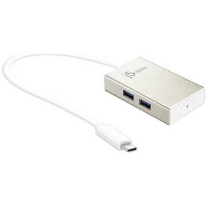 J5 USB-C 3.1ϥ[4ݡ:Type-Ax4Хѥ] JCH343