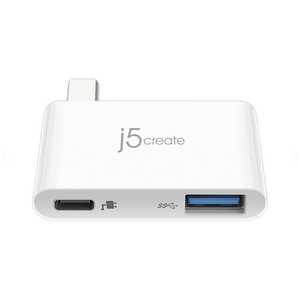 J5 パワｰデリバリｰ対応 USB Type-C to USB 3.0 ハブチャｰジングブリッジ JCH349