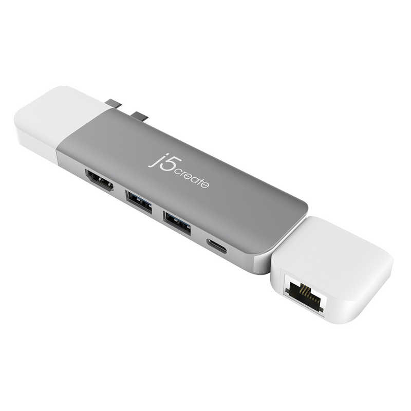 J5 J5 Type-C 11-in-1 Premium Dock for MacBook Pro/AirPD100W対応 JCD389 スペｰスグレイ JCD389 スペｰスグレイ