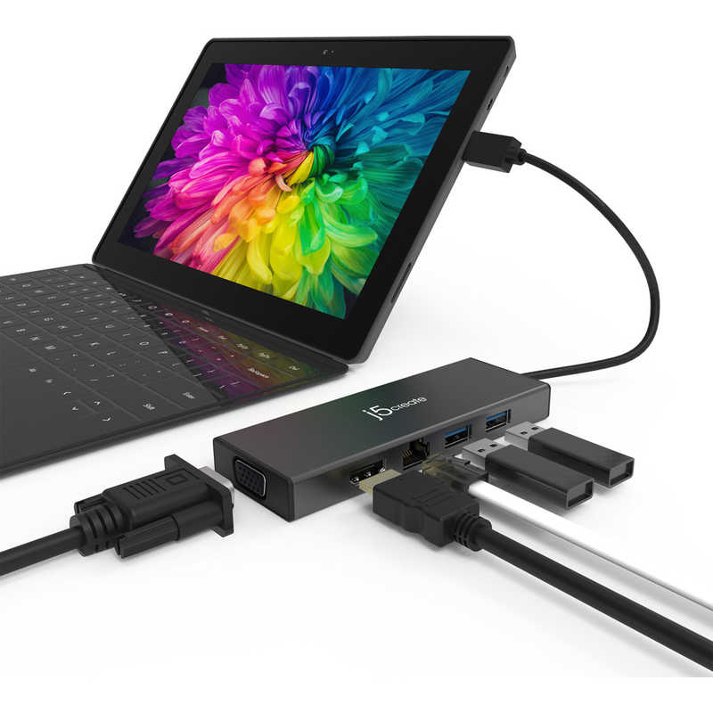 J5 J5 USB3.0 5-in-1 Mini Dock Black (for surface) JUD323B ブラック JUD323B ブラック