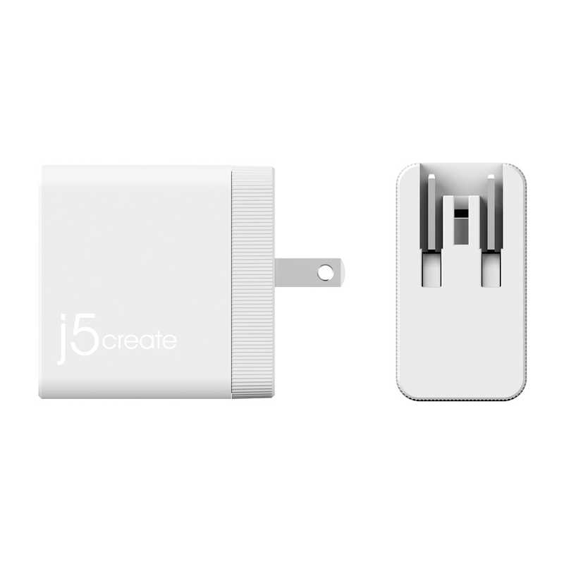 J5 J5 AC-USB充電器 ノートPC･タブレット対応 65W [1ポート:USB-C/USB PD対応] ホワイト JUP1365 JUP1365