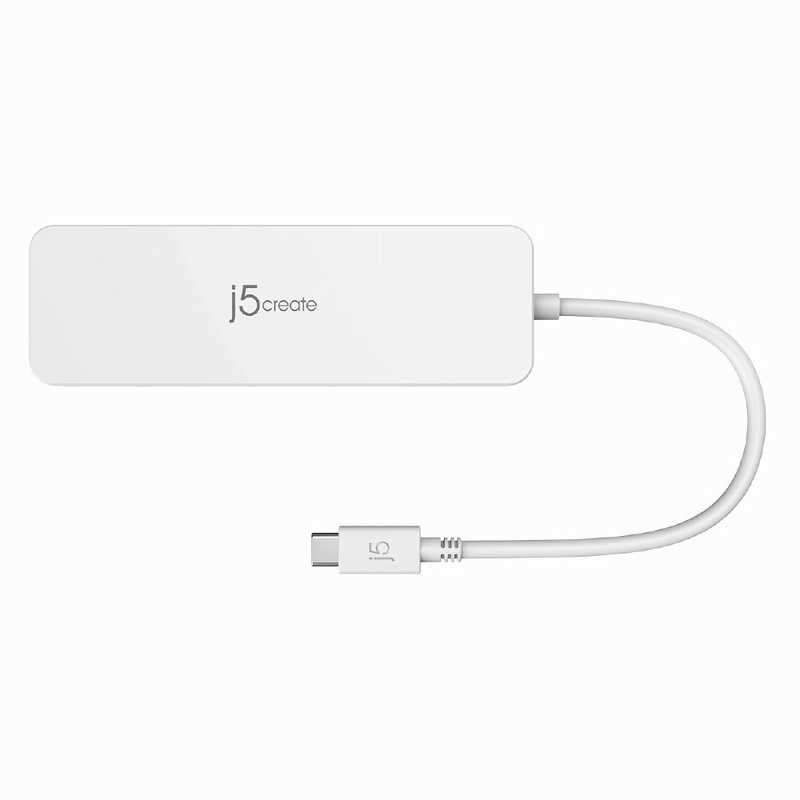 J5 J5 ＵＳＢ－Ｃ　７ｉｎ１　スリムマルチポートアダプター　ホワイト　［ＵＳＢ　Ｐｏｗｅｒ　Ｄｅｌｉｖｅｒｙ対応］ JCD373 JCD373