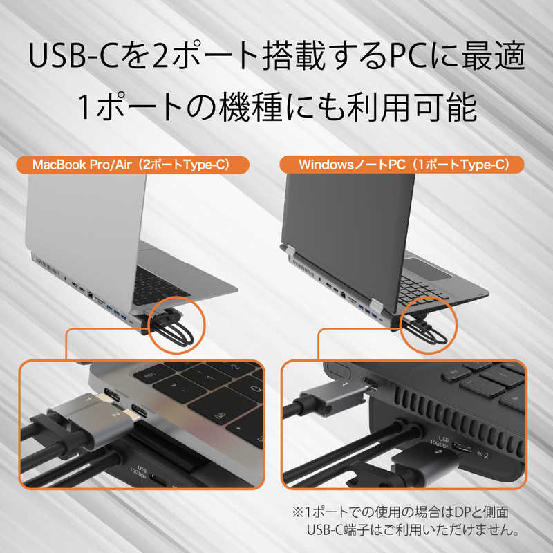 J5 J5 JCD552 USB-C 12in1 Docking Station with NVMe M.2 SSDスロット グレ－&ブラック グレ－&ブラック JCD552 JCD552