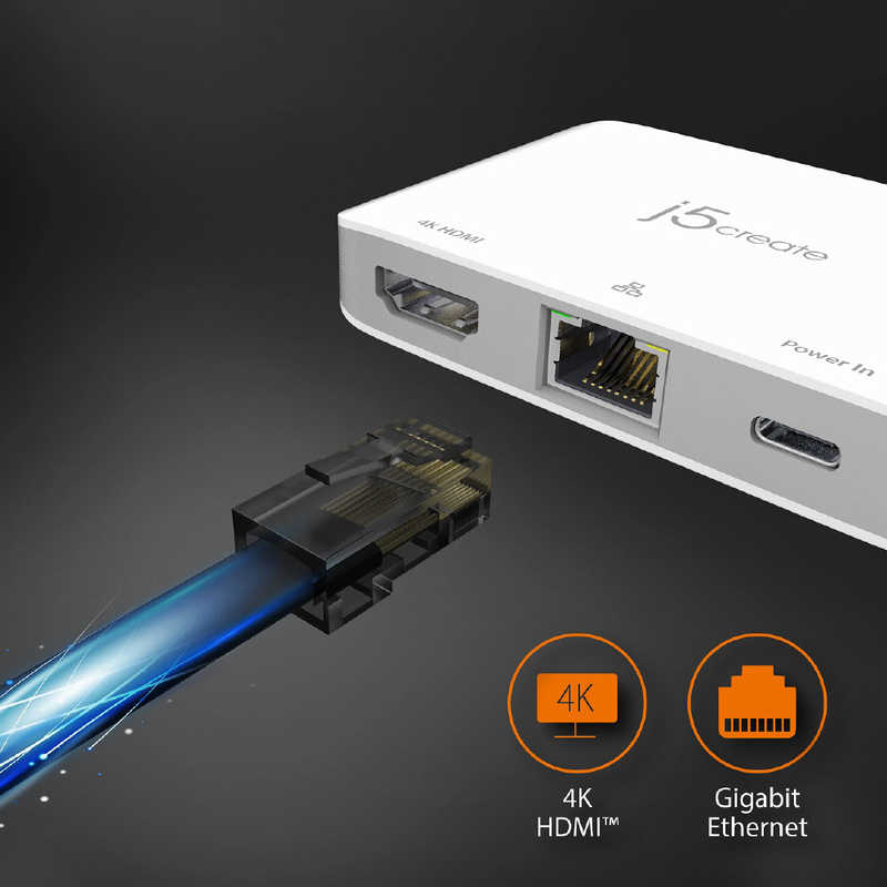 J5 J5 USB-C HDMI LAN PD変換アダプター ＰＤ対応マルチハブ ＰＤ対応マルチハブ JCA351 JCA351
