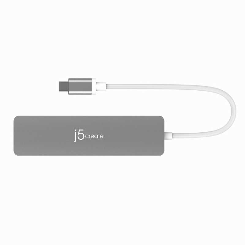 J5 J5 ドッキングステーション スペースグレー[USB-C オス→メス カードスロットx2 / HDMI / USB-Ax2 / USB-C]USB PD対応 100W JCD353 JCD353