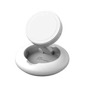 J5 ワイヤレス充電器 MagSafe認証 15W Wireless Charging Stand ホワイト JUPW1107NP J5 ワイヤレス充電器 MagSafe認証 15W Wireless Charging Stand ホワイト JUPW1107NP
