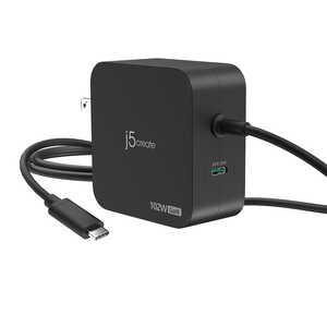 J5 102W GaN PD3.0 USB-C 2-Port Wall Charger 1ݡ /GaN(ⲽꥦ) ѡ JUP25102