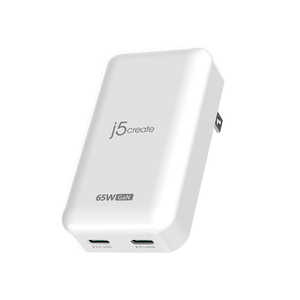 J5 65W GaN Slim PD USB-C 2-Port Charger m2|[g /USB Power DeliveryΉ /GaN(KE) ̗pn JUP2465