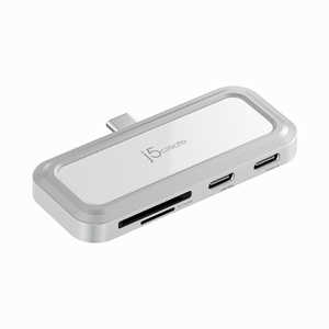J5 USB-C to USB-C/PD/microSD/SD 4in1マルチアダプター ［スマホ・タブレット対応］ JCH167W