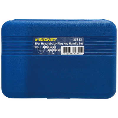 SIGNET 8本組 T5-10・15・20 フラッグ型ヘクスローブレンチセット