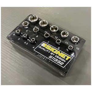SIGNET 13個組 1/4DR 6角ソケットセット EVAトレー付 11332 SIGNET 13個組 1/4DR 6角ソケットセット EVAトレー付 11332