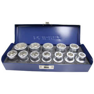 SIGNET 1/2DR 12個組 ボルトリムーバーソケットセット 13282 SIGNET 1/2DR 12個組 ボルトリムーバーソケットセット 13282
