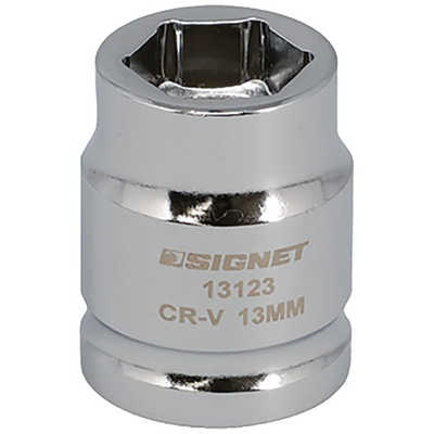 SIGNET 1/2DR 13mm 6角ショートソケット 13123 の通販