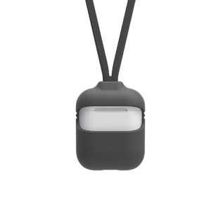 ROA AirPodsケース Capsule 2way ストラップ付き グレー LT47062(グレ ROA AirPodsケース Capsule 2way ストラップ付き グレー LT47062(グレ