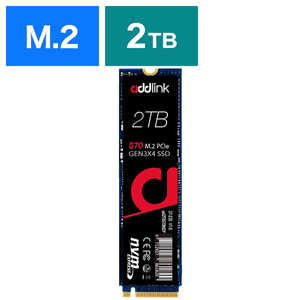 ADDLINK addlink製｢S70｣シリｰズ M.2 NVMe対応SSD 2TB｢バルク品｣ ad2TBS70M2P