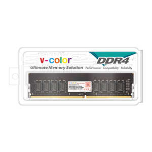 VCOLOR Intel/AMD対応 PC4-21300/ DDR4 2666 Mhz 32GB 1枚組 U-DIMM 19-19-19-43 1.2V STANDARD Series TD432G26D819 VCOLOR Intel/AMD対応 PC4-21300/ DDR4 2666 Mhz 32GB 1枚組 U-DIMM 19-19-19-43 1.2V STANDARD Series TD432G26D819