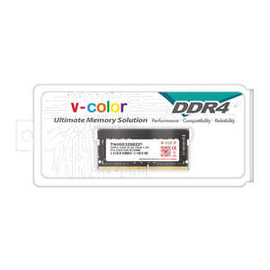 VCOLOR Intel/AMDб PC4-25600/ DDR4 3200 Mhz 8GB 1 SO-DIMM 22-22-22-52 1.2V STANDARD SO-DIMM Series TN48G32S822