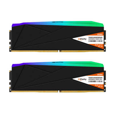VCOLOR U-DIMM PC5-48000/ DDR5 6000Mhz 16GB 2枚組 36-38-38-76
