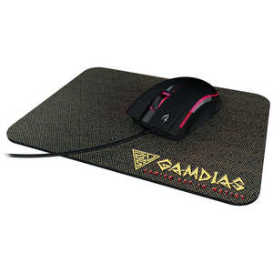 GAMDIAS ゲーミングマウス 有線/ 6ボタン/ ブラック ZEUS E2