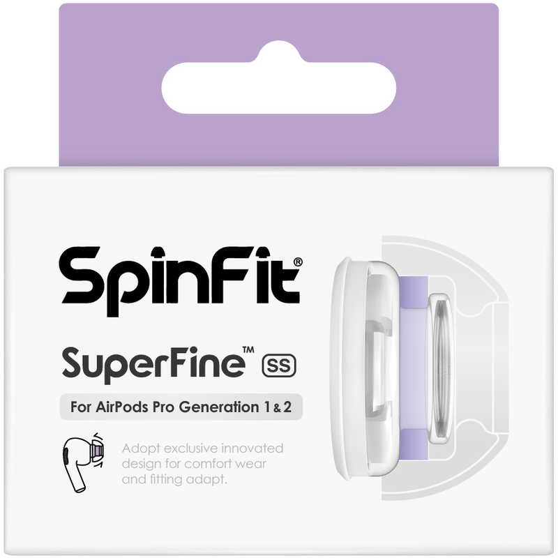 SPINFIT SPINFIT AirPodsPro専用 SuperFineSS/イヤーピース＆アダプター/1ペア SuperFine-SS SuperFine-SS
