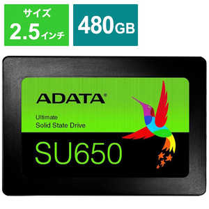 ADATA ¢SSD Ultimate SU650 [2.5 /480GB]֥Х륯ʡ ASU650SS-480GT-R