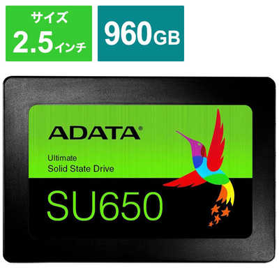 ADATA 内蔵SSD Ultimate SU650 [960GB /2.5インチ]｢バルク品｣ ASU650SS