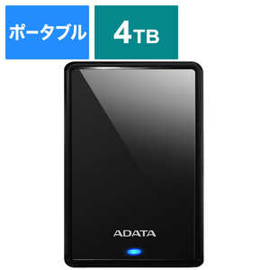 ＜コジマ＞ ADATA 外付けHDD ブラック [ポータブル型 /4TB] 受発注商品 AHV620S4TU31CBK画像