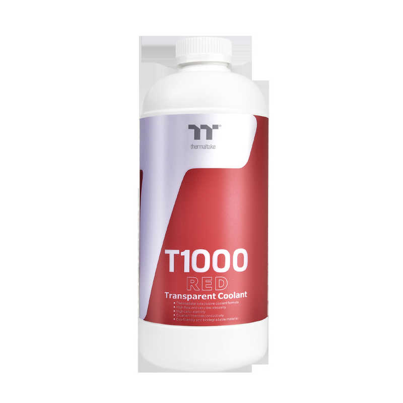 THERMALTAKE THERMALTAKE T1000 Transparent Coolant Red 1000ml CLW245OS00REA CLW245OS00REA