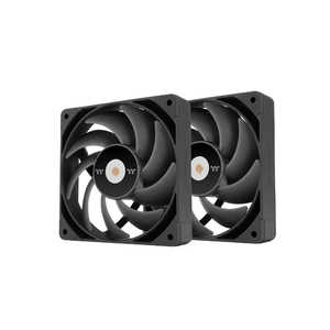 THERMALTAKE ケースファンx2 ［120mm /2000RPM］ TOUGHFAN 12 Pro 2Pack ブラック CL-F159-PL12BL-A