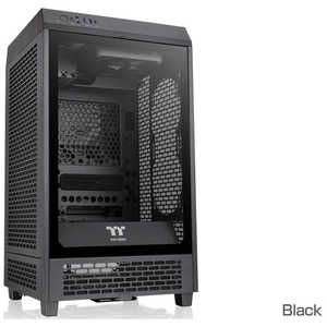 THERMALTAKE PC�P�[�X�mE-ATX/ATX/microATX/Mini-ITX�nThe Tower 200 Black CA-1X9-00S1WN-00