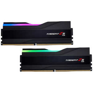 GSKILL 増設用メモリ Trident Z5 RGB ブラック[DIMM DDR5 /32GB /2枚] F5-6400J3239G32GX2-TZ5RK