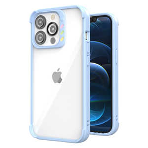 アイキューラボ iPhone 13 Pro Hybrid Cushion QCam Case - Ocean Blue JTLEGEND JT-QC-13P-OBL